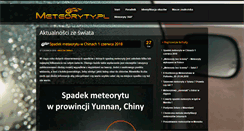 Desktop Screenshot of meteoryty.pl